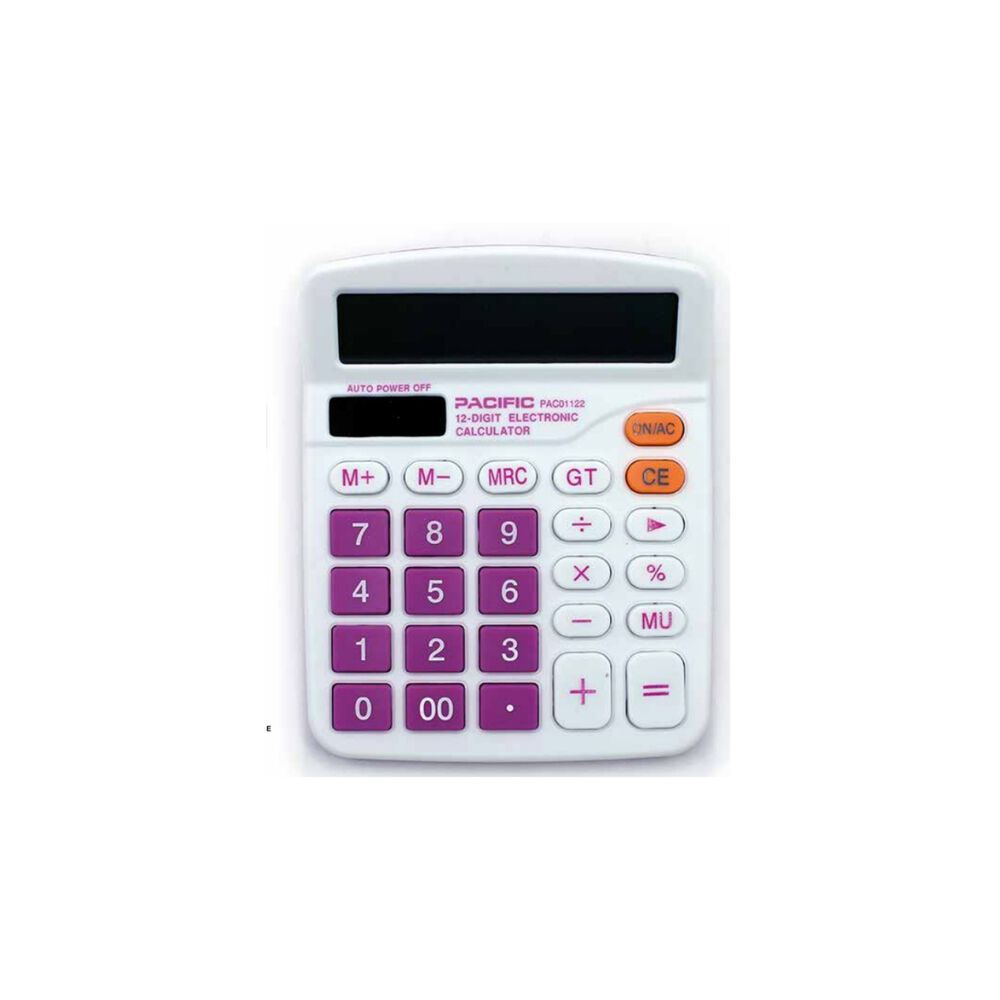 Calculadora Electrónica 12 Dígitos Morado - Ps image number 0.0