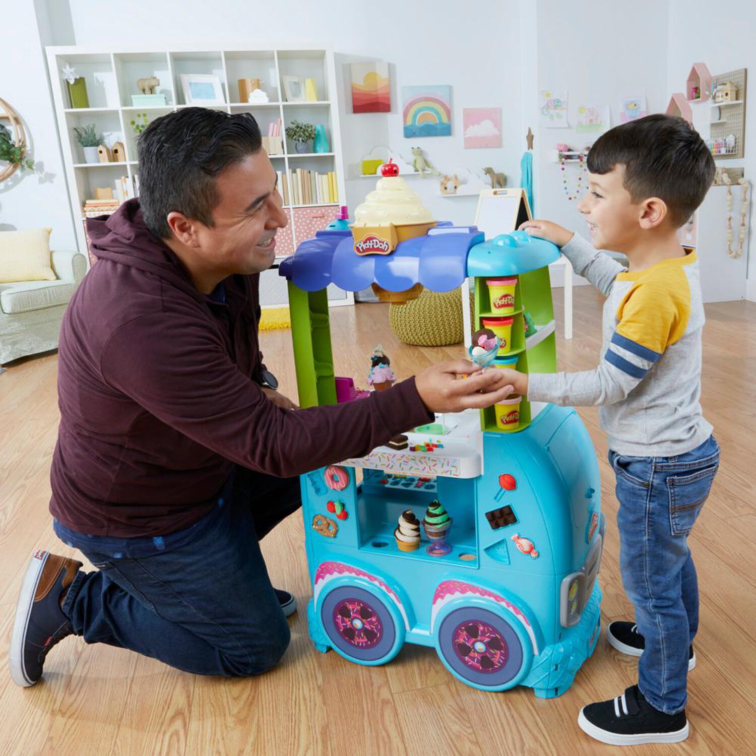 Set Masas Play-doh Pizza Delivery Scooter image number 2.0