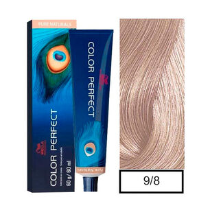 Wella - Tintura Permanente Color Perfect 9/8 Rubio Extra Claro Perla 60gr + Oxidante 20vol 60ml