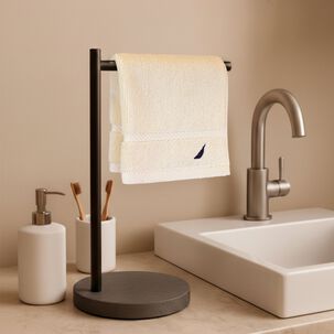 Set 3 Toallas Nautica Signature Cara+mano+cuerpo 100% Algod&oacute;n Alta Calidad Beige