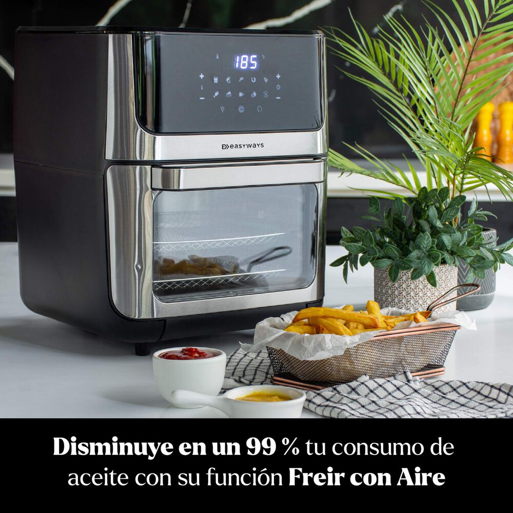 Freidora De Aire Horno Air Fryer Plus Lite 12 L Easyways image number 11.0