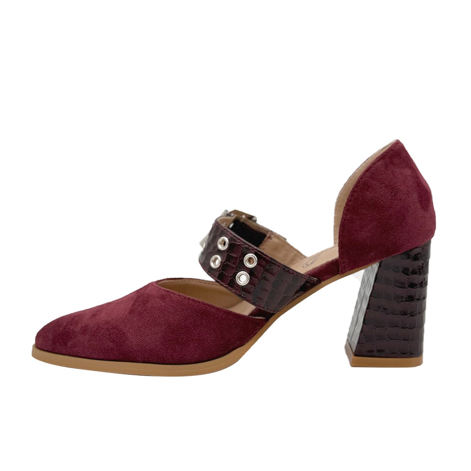 Zapato Para Mujer Puntiagudo Burdeo Danicolle image number 2.0