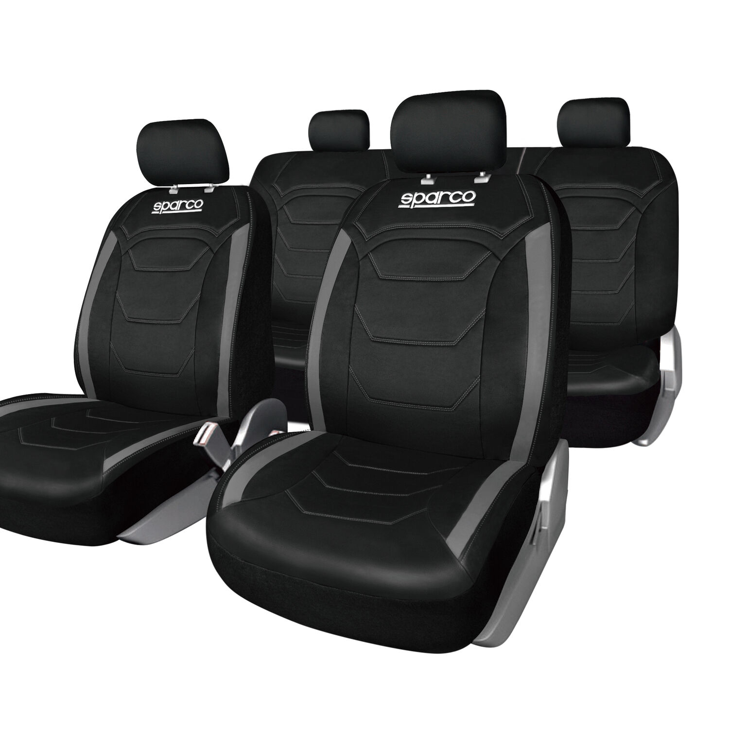 Fundas Cubreasiento Sparco Universal Negro Poliester 406- Sp image number 0.0