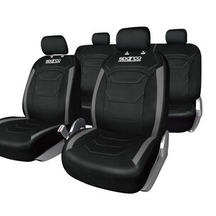Fundas Cubreasiento Sparco Universal Negro Poliester 406- Sp