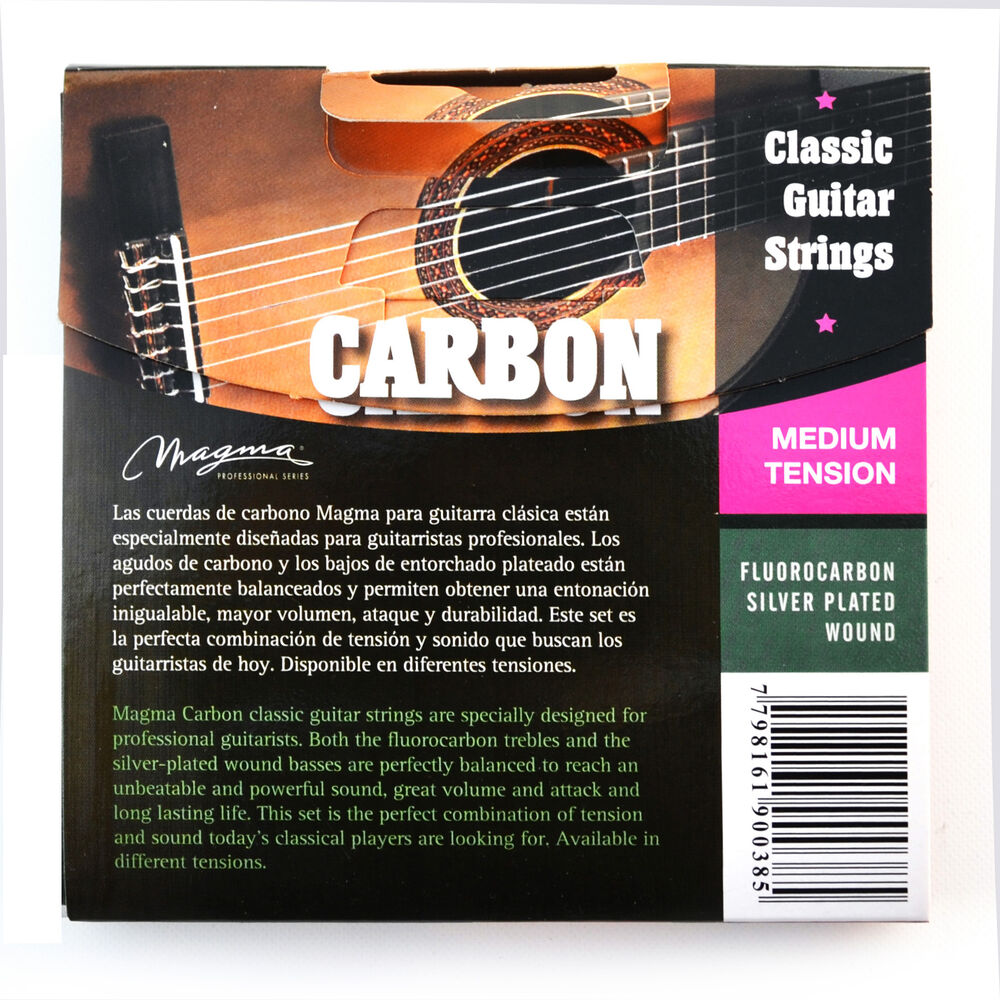 Set Cuerdas Guitarra Clásica Carbon Gc110c Magma image number 1.0