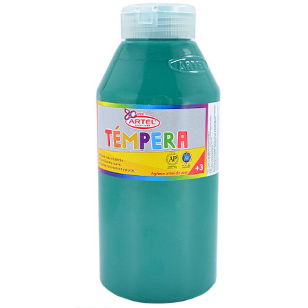 Frasco 500ml Tempera Verde Osc 54 image number 0.0