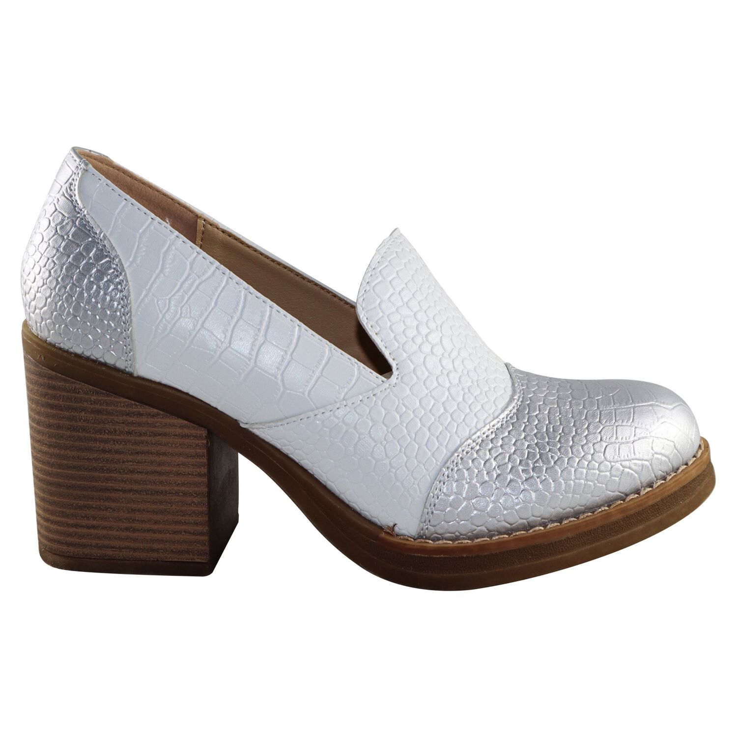 Botin Alto Croco Scales Blanco image number 3.0