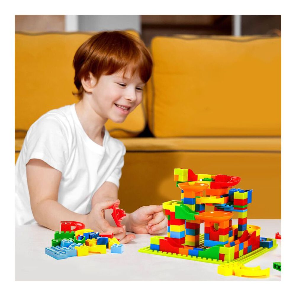 Bloques De Construcci&oacute;n Tobog&aacute;n 168 Piezas image number 3.0