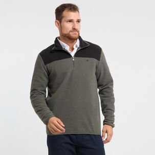 Polerón Bloque Color Regular Cuello Alto Hombre Herald