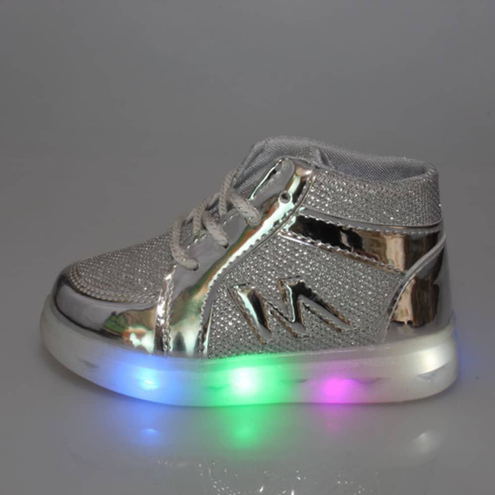 Zapatilla Con Luces Dorado Via Franca Art: 10143silver image number 3.0
