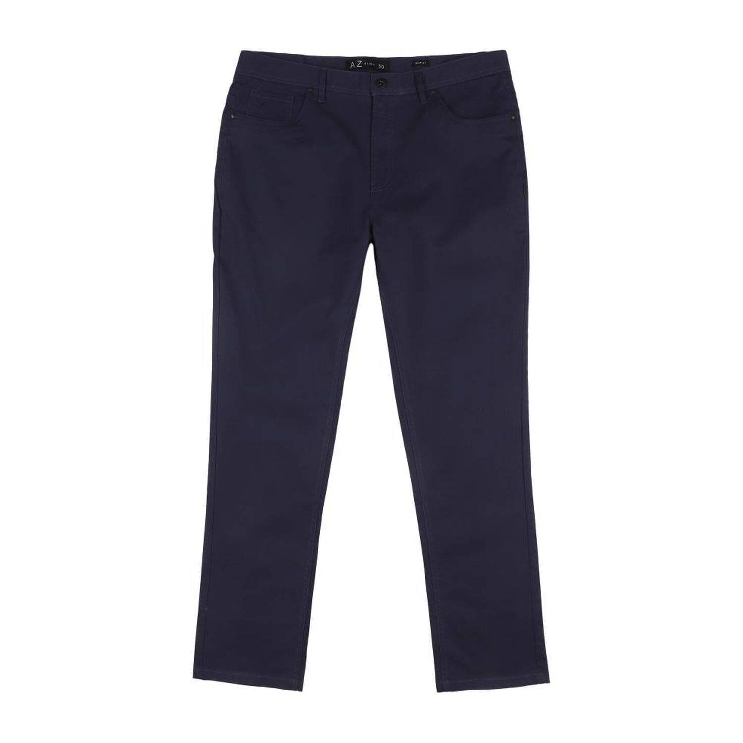Pantal&oacute;n B&aacute;sico Tiro Medio Slim Hombre Az Black image number 0.0