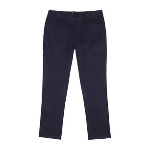 Pantal&oacute;n B&aacute;sico Tiro Medio Slim Hombre Az Black