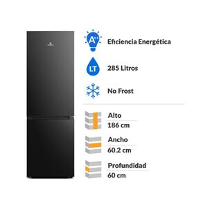Refrigerador Bottom Freezer Mademsa Mi60b / No Frost / 285 Litros / A++