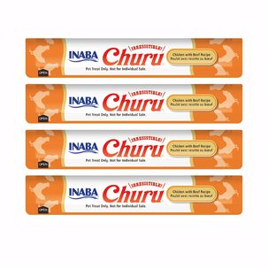 Churu Gato Sabor Pollo Y Carne 24 Unidades