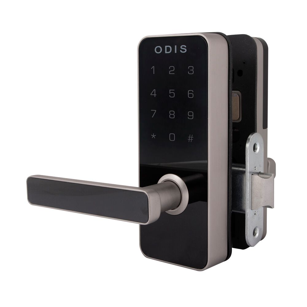 Cerradura Digital Odis 7700 Con Picaporte Manilla Reversible - Plata image number 2.0