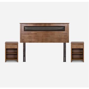 Cama Europea Rosen New Style 4 Plus / Full / Base Normal + Set De Maderas