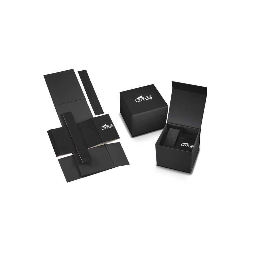 Reloj 18769/4 Lotus Negro Hombre Crono Deportivo image number 1.0