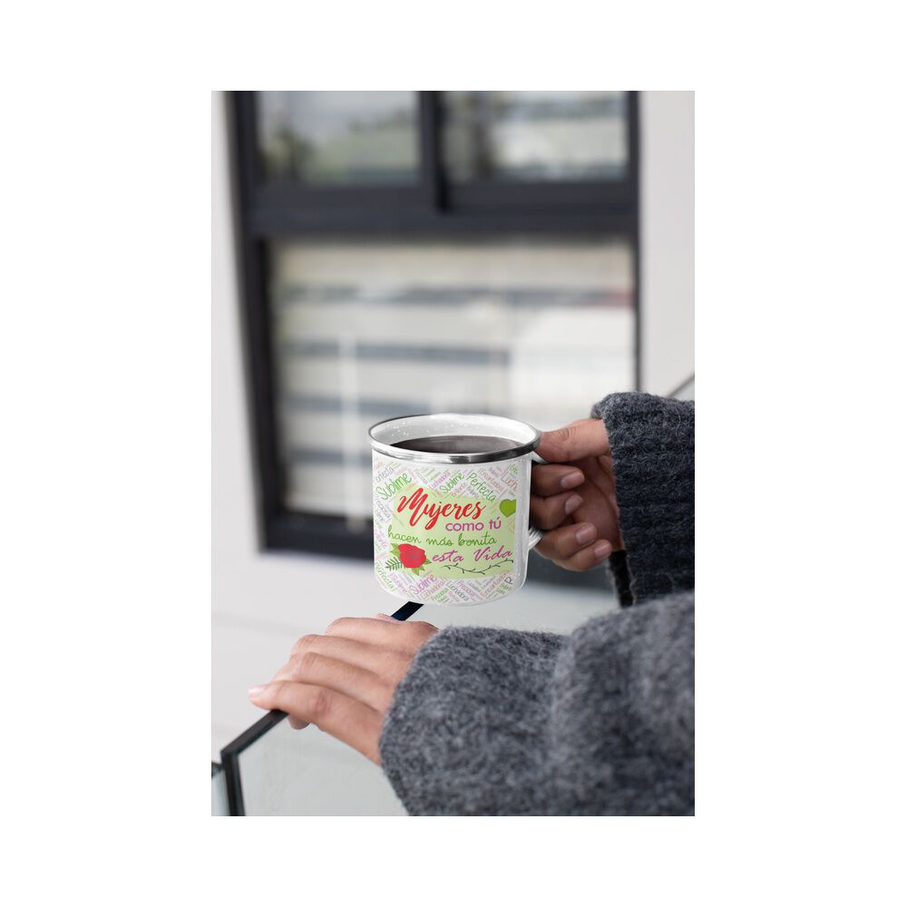Taza Enlozada Lechera Dia De La Mujer Mujeres Como Tu image number 1.0