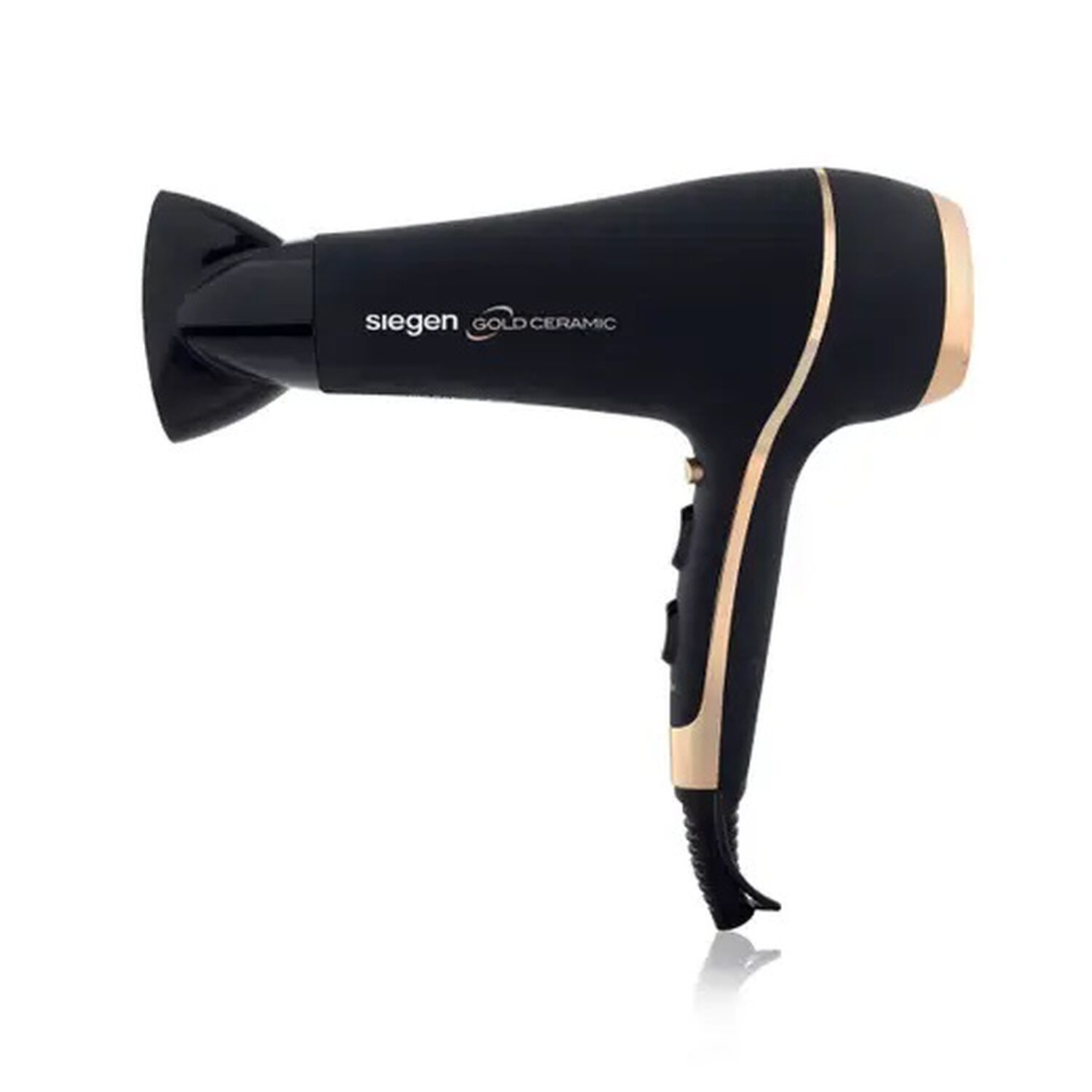 Secador De Pelo Siegen Sg3035 Negro 2niv Coolshoot Tourmalina Ion image number 0.0