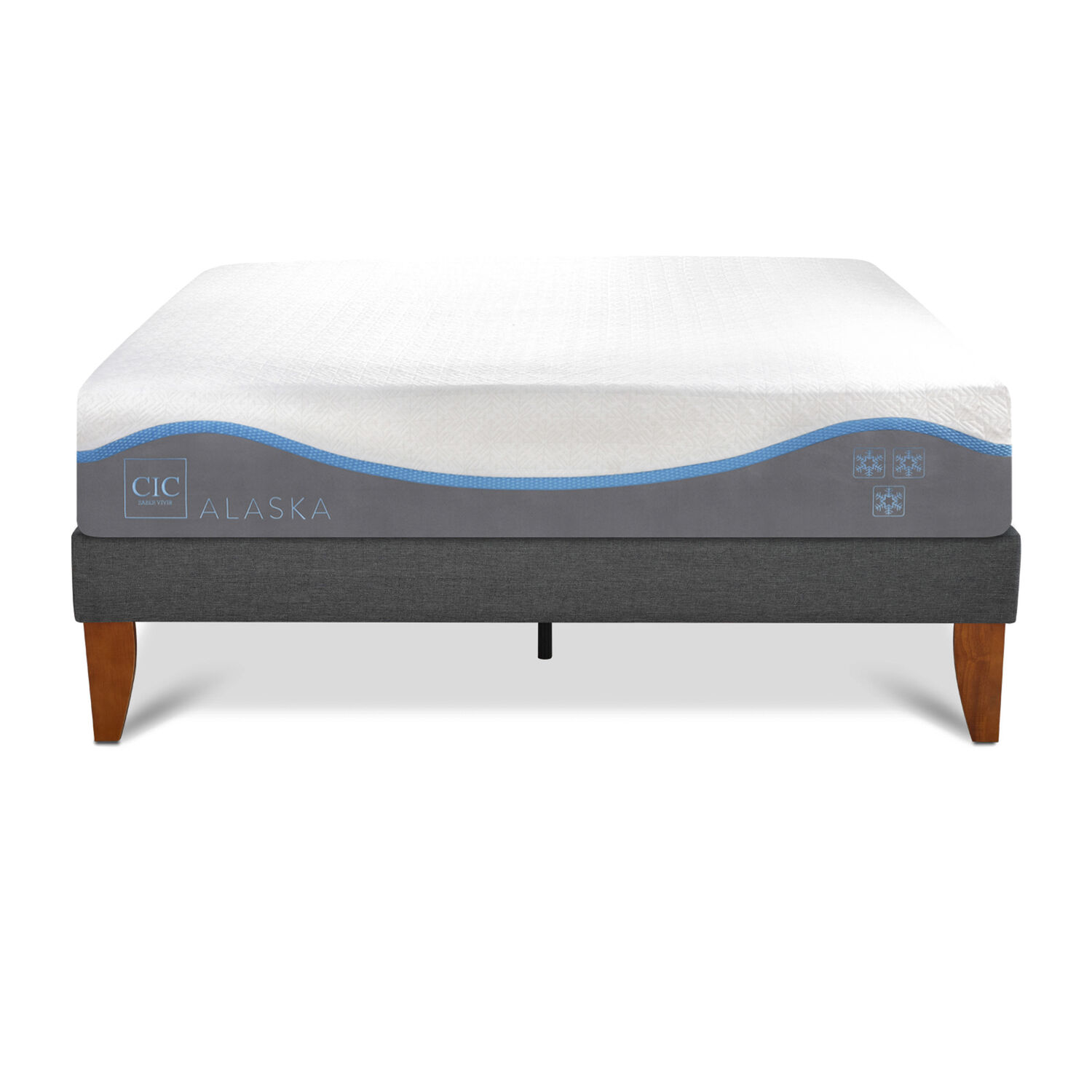 Cama Europea Cic Alaska / 1.5 Plazas / Base Dividida image number 0.0