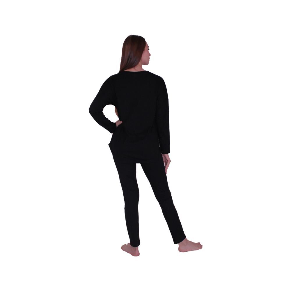 Pijama Algod&oacute;n Estampado Manga Larga Mujer Hello Kitty image number 3.0