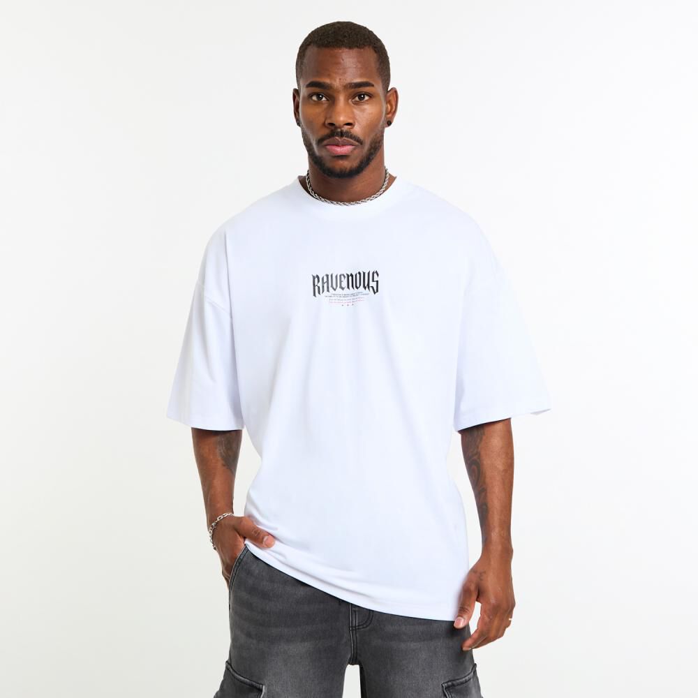 Polera Oversize Manga Corta Cuello Redondo Hombre Rolly Go image number 0.0