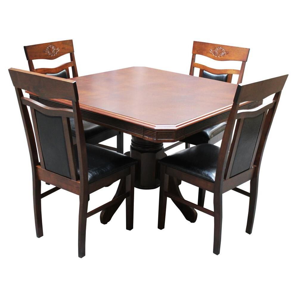 Juego De Comedor Ecogar Leonardo  / 4 Sillas image number 0.0
