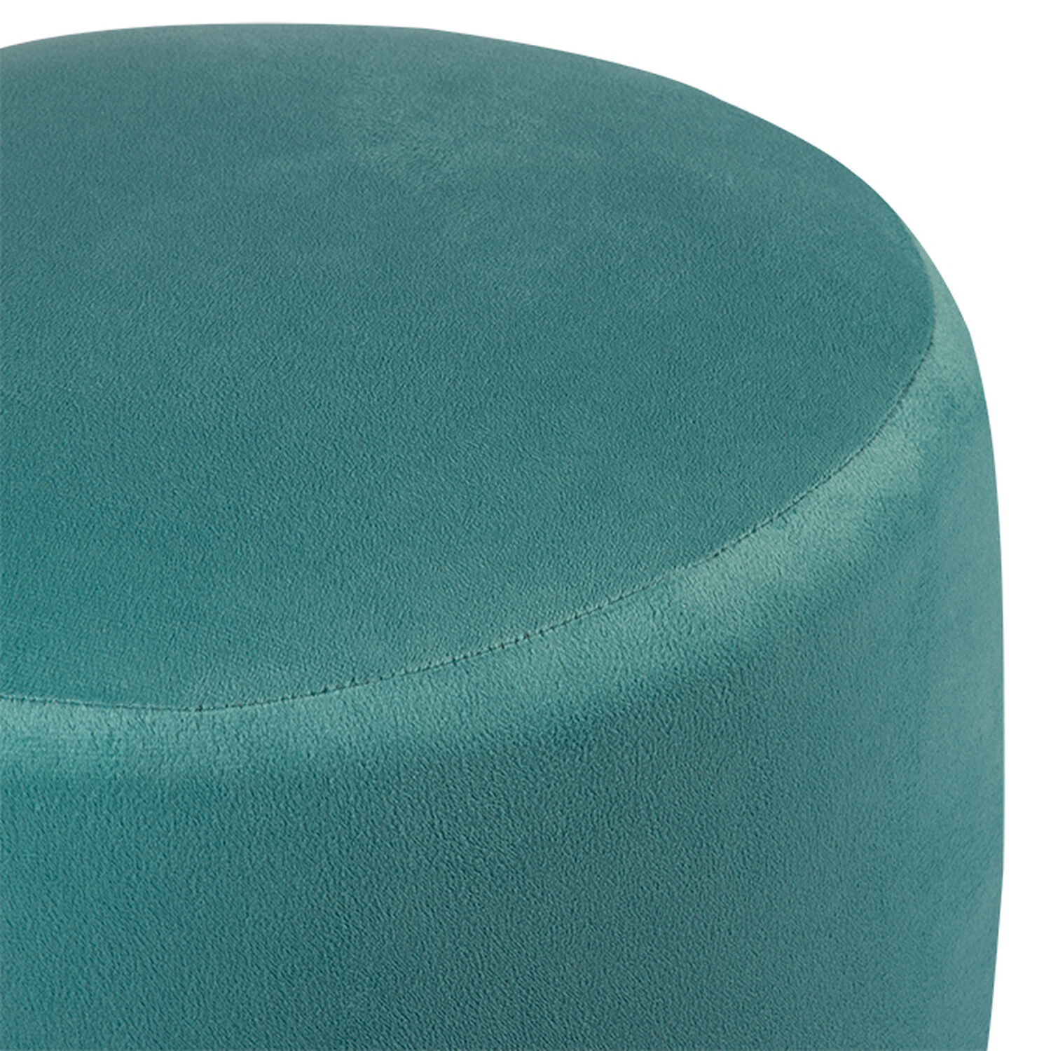 Pouf Bird Turquesa Felpa 35x35x45 Cm M&aacute;xima Design image number 2.0
