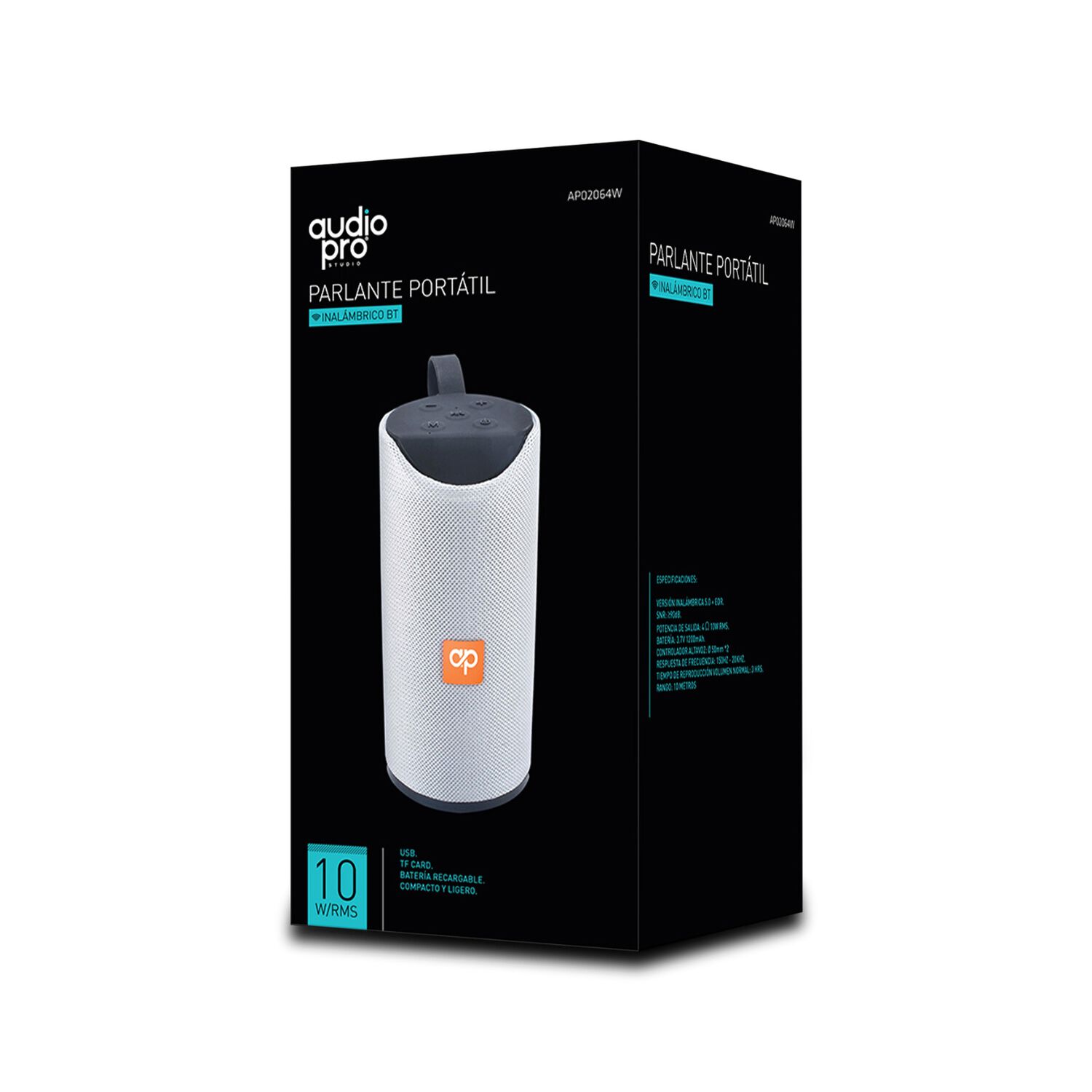 Parlante Portatil Bluetooth Orange Waterproof 10w image number 5.0