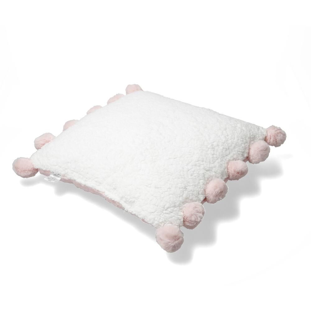 Cojín Casaideal Kids Fur Pompon / 40 x 40 Cm image number 1.0
