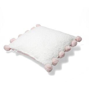 Coj&iacute;n Casaideal Kids Fur Pompon / 40 x 40 Cm
