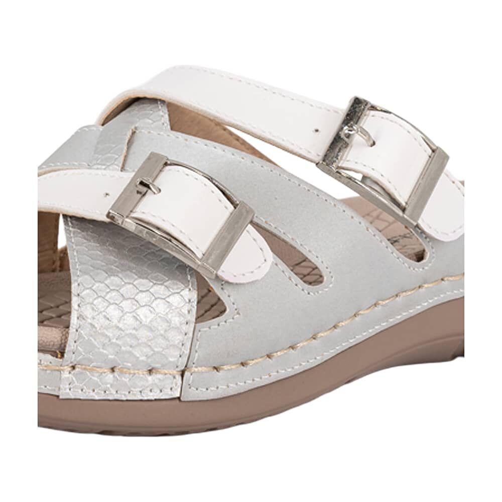 Sandalia Druk Plateado Passer image number 3.0
