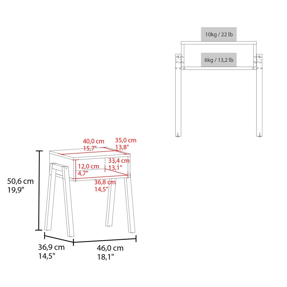 Velador 50,6x46x36,9 Cm 1 Espacio image number 4.0