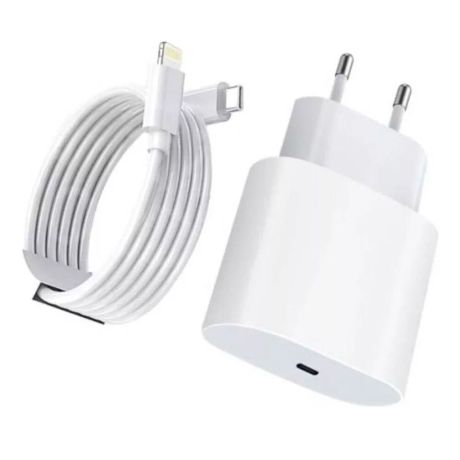 Cargador Adaptador Iphone 20w Cable Usb-c A Lightning image number 1.0