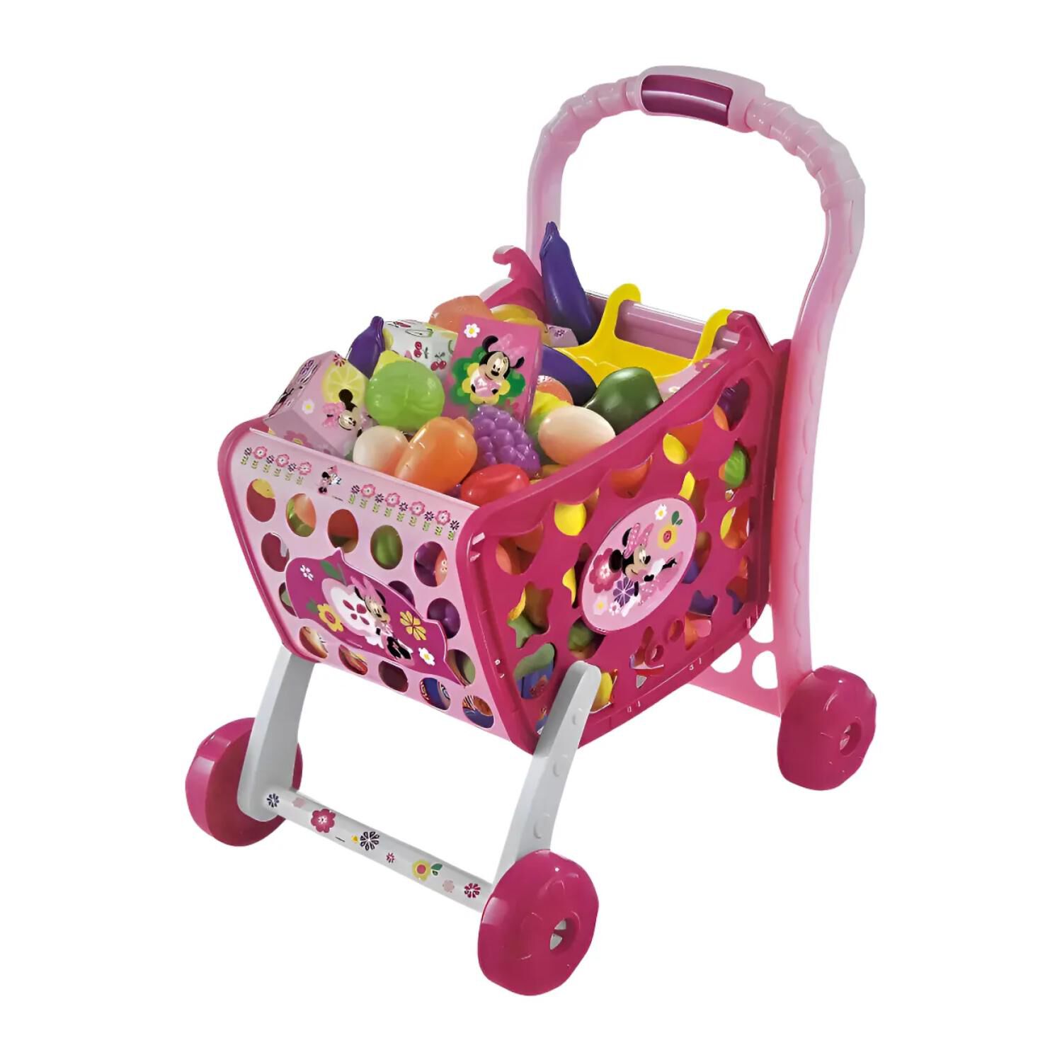Juguete Carrito De Compras Con Accesorios 44cm Rosado Infantil image number 0.0
