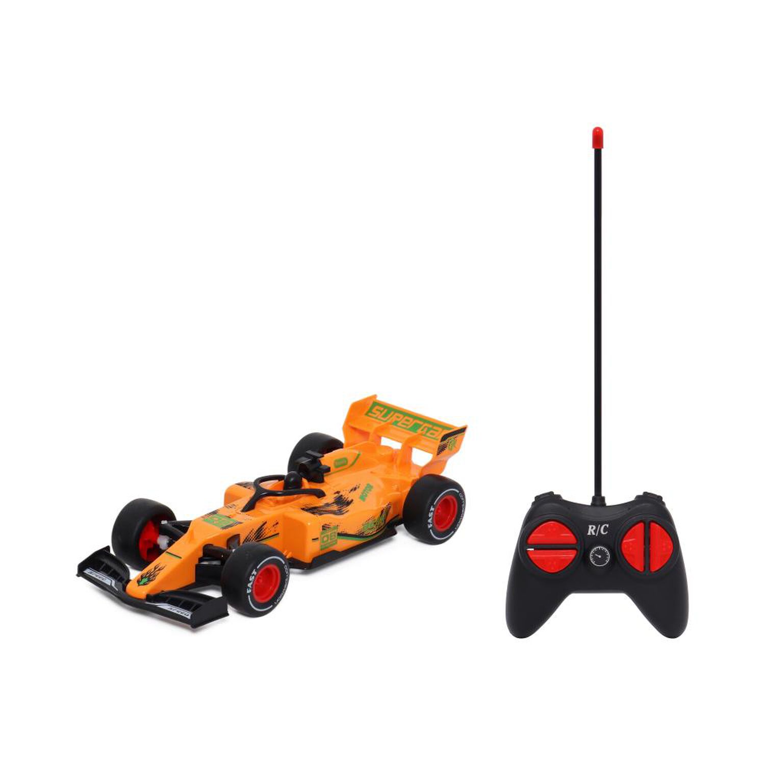 Auto De Carreras R/c, Escala 1:20, 4 Ruedas Happyline image number 5.0