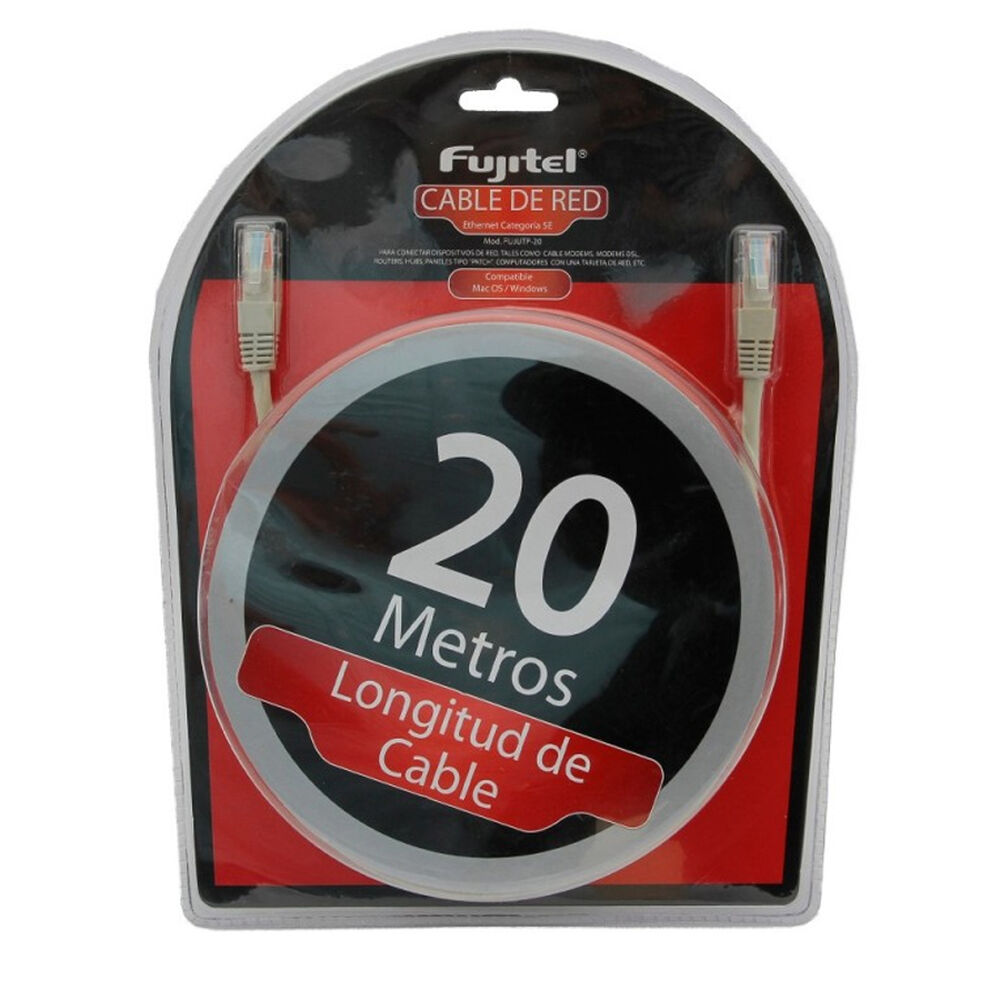 Patch Cord Fujitel A/v Utp5e 20 Mts. Marfil Fx image number 2.0