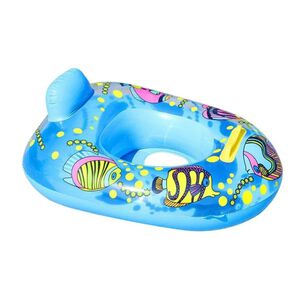 Salvavidas Con Asiento Beb&eacute; Ni&ntilde;o Inflable 65cm Azul