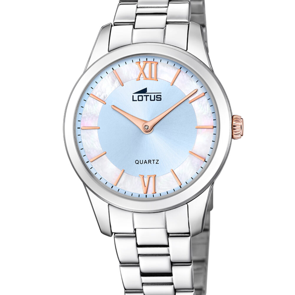 Reloj 18889/3 Lotus Celeste Mujer Trendy image number 0.0