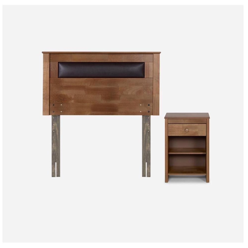 Cama Europea Rosen New Style 4 Plus / 1.5 Plazas / Base Normal + Set De Maderas Ferrara image number 2.0