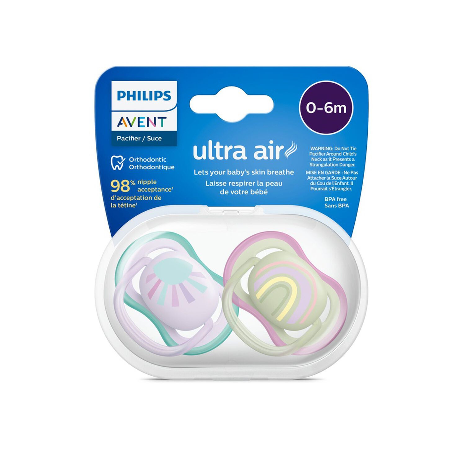 Chupete Ultra Air Philips Avent Scf085/59 0-6 Meses image number 3.0