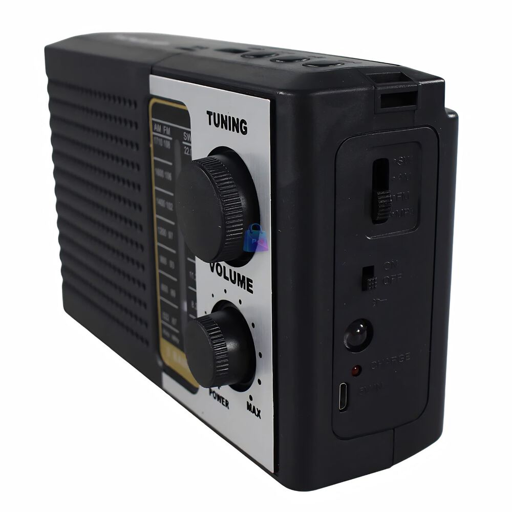 Radio Port&aacute;til Am Fm Sw Usb Tf Recargable - Ps image number 1.0