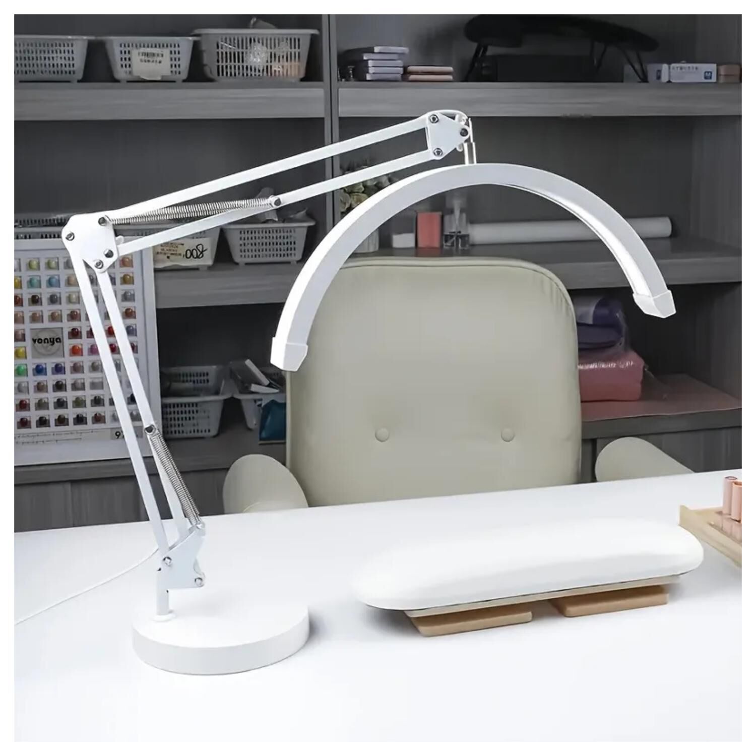 Lampara Ajustable Con Base Para Manicurista Pesta&ntilde;as Cara image number 3.0