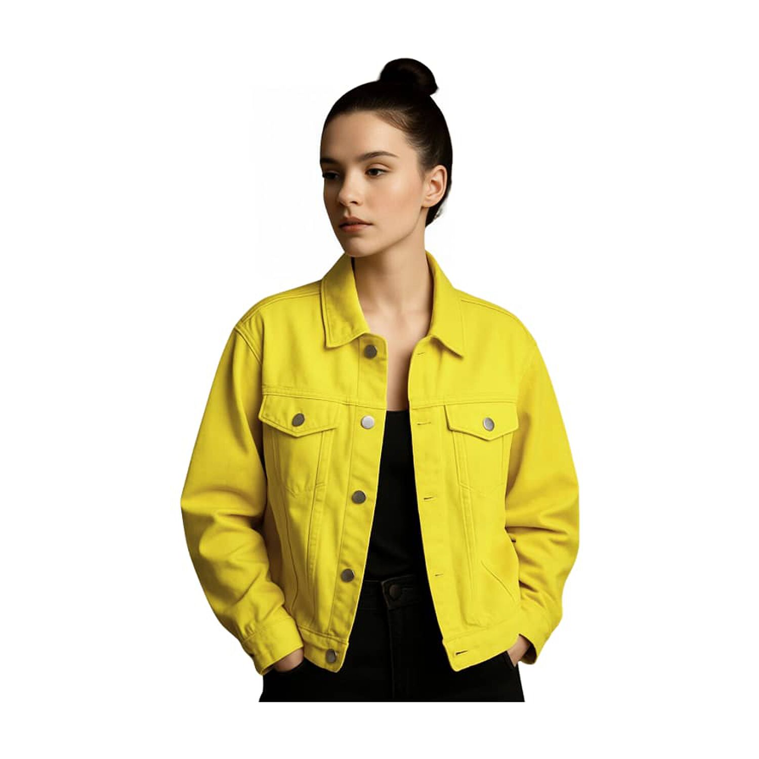 Chaqueta Mezclilla Oversize Mujer Rumania image number 0.0