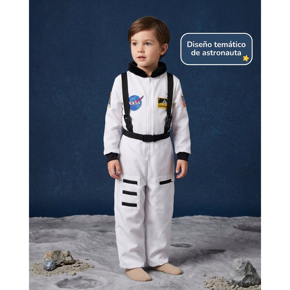 Disfraz Astronauta Cosplay Juego Rol Traje Espacial Ni&ntilde;os image number 1.0