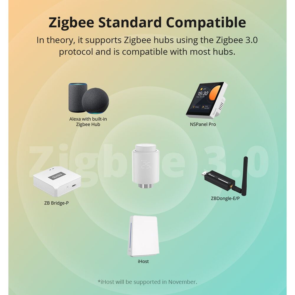 V&aacute;lvula Termostato Zigbee Para Radiador - Sonoff Trvzb image number 5.0