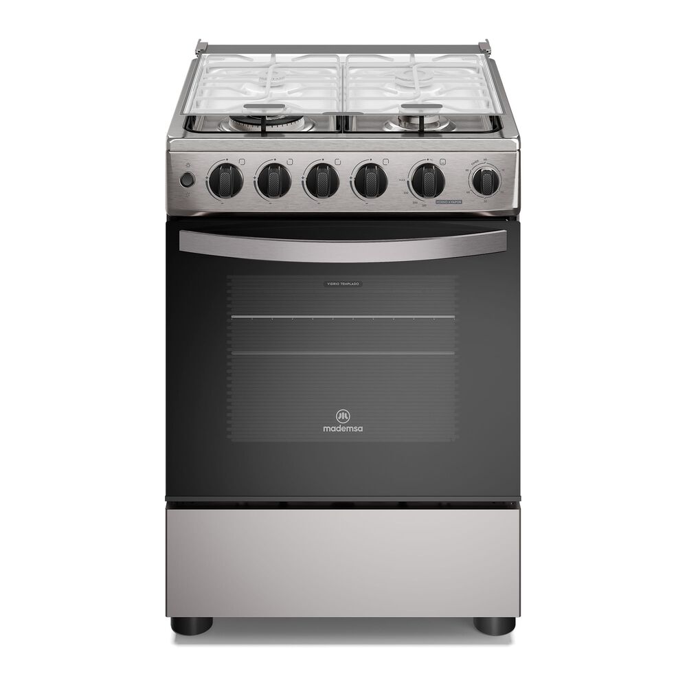 Cocina A Gas 4 Platos Horno Vapor Y Triple Llama Fm4ssc Inox image number 0.0