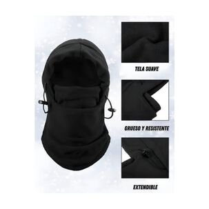Pasamonta&ntilde;as Balaclava Gorro Mascara Polar Deportes Invierno