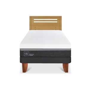 Cama Europea Cic Ortopedic Advance / 1.5 Plazas / Base Normal + Respaldo