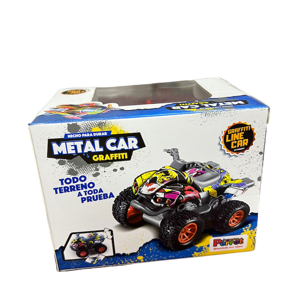 Auto | Camioneta | Moto Metalico Graffiti Juguete Fricci&oacute;n image number 8.0